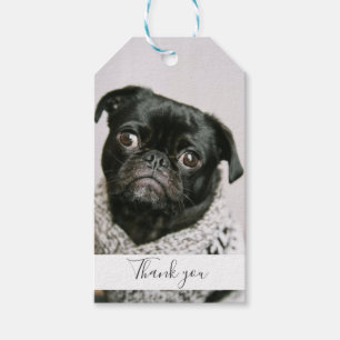 Dog Photo My Humans Thank You Wedding Gift Tags