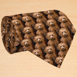 Dog Photo Personalized Neck Tie<br><div class="desc">This customizable necktie offers a delightful way to celebrate your furry friend. It's designed to showcase a pattern of your chosen dog photo, creating a heartwarming and personalized fabric tribute. The tie itself becomes a canvas for the face of your beloved pooch, repeated across the fabric for an effect that's...</div>