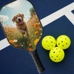 Dog photo pet pickleball paddle<br><div class="desc">Personalize and add a photo of your dog or pet.</div>
