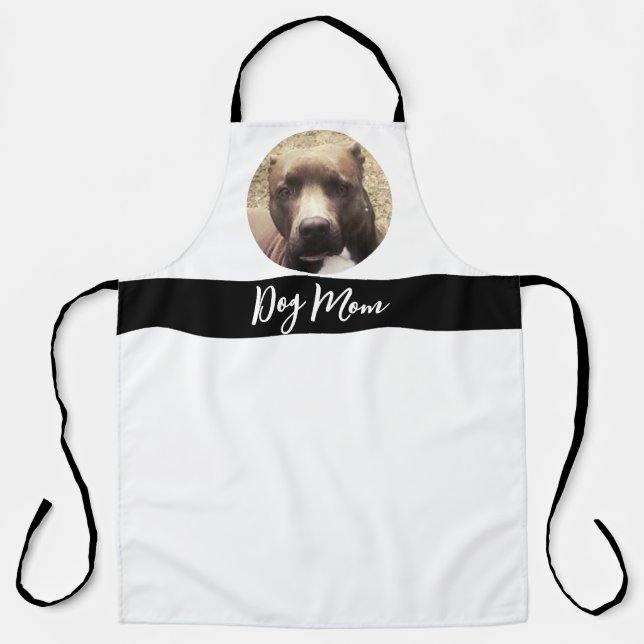 Dog Photo Pet Picture Custom Kitchen Apron (Front)