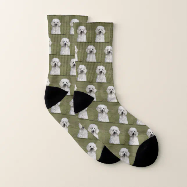 Dog Photo Poodle Puppy Pet Socks Zazzle
