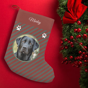 Dog Photo Small Christmas Stocking