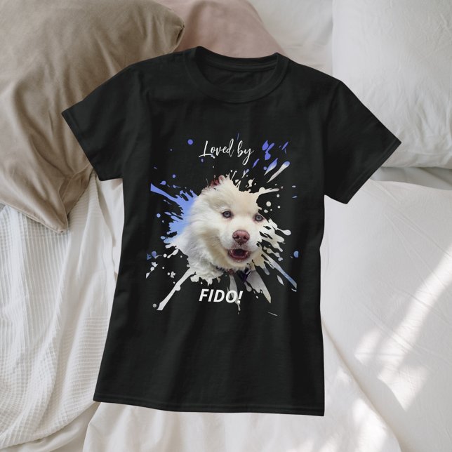 Dog photo splash fun humor love T-Shirt (Creator Uploaded)
