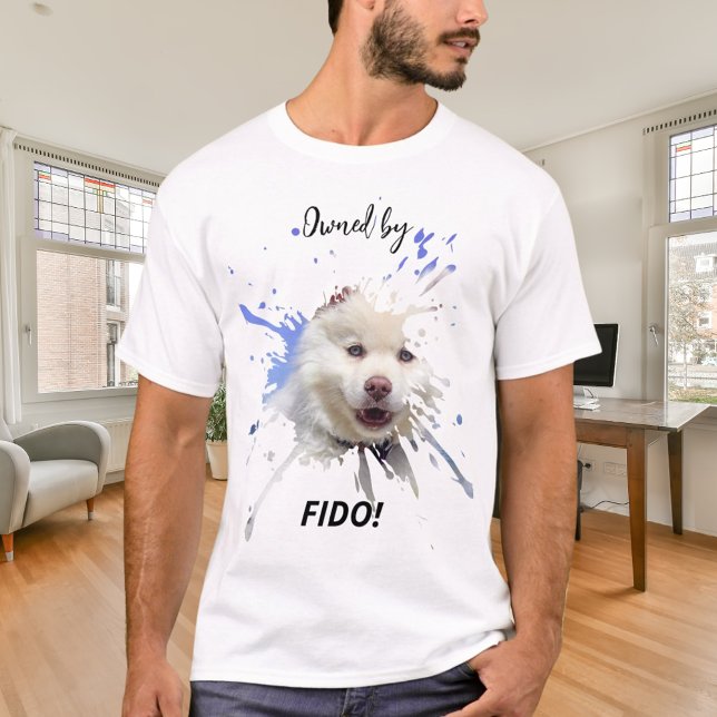 Dog photo splash fun humor T-Shirt (Creator Uploaded)