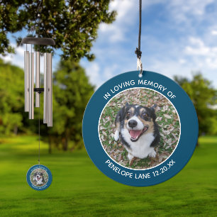 Dog Photo Tribute Keepsake Pet Memorial Wind Chime