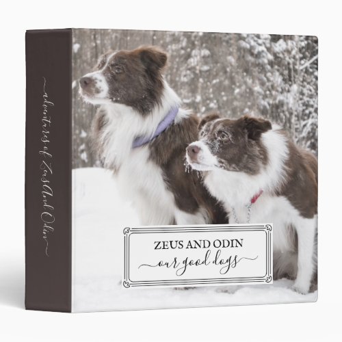 Dog Photos Keepsake Ring Binder