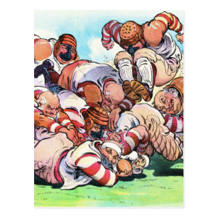 dog_pile_on_the_gridiron_postcard-r8e633
