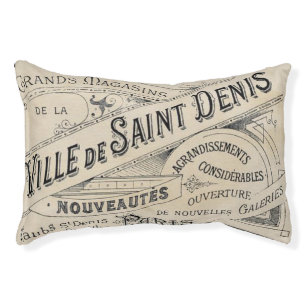Dog Pillow Paris