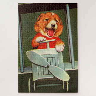 dog pilot jigsaw puzzle