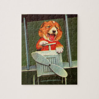 dog pilot jigsaw puzzle