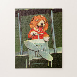 dog pilot jigsaw puzzle