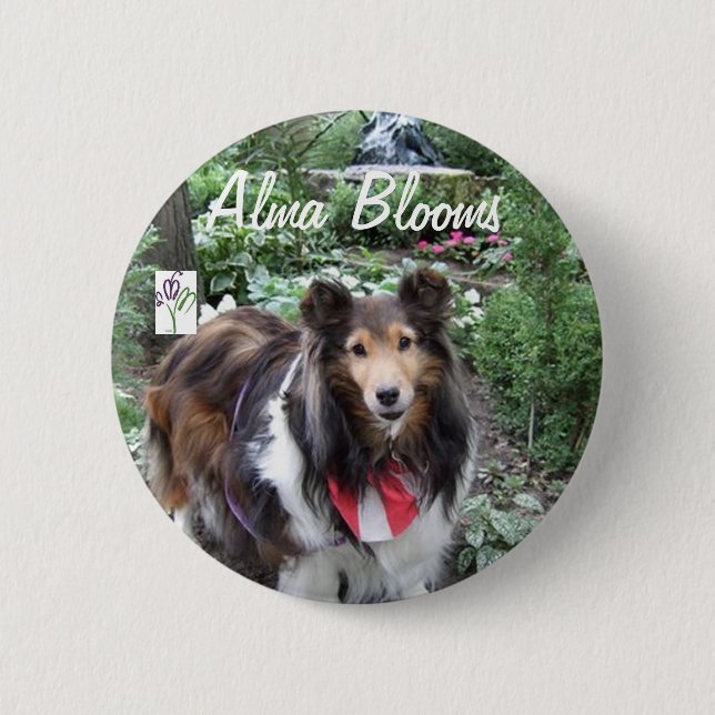 Dog Pinback Button (Front)