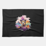 Dog Pink Halloween Kitchen Towel