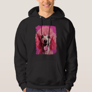 Dog Pink Poodle Hoodie