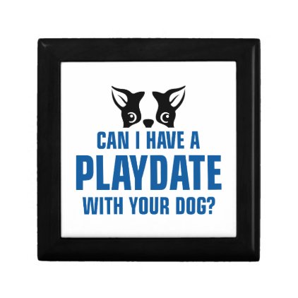 Dog Playdate Jewelry Box