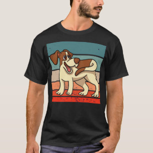 Dog playful exaggerated humorous cartoon joyful pe T-Shirt