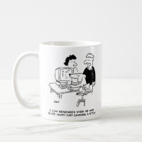 Dog Playing Computer Games Coffee Mug