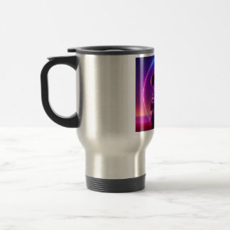 Dog Playing Piano Travel Mug