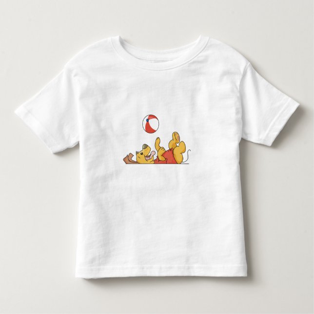Dog Playing  With Ball Toddler T-shirt (Front)
