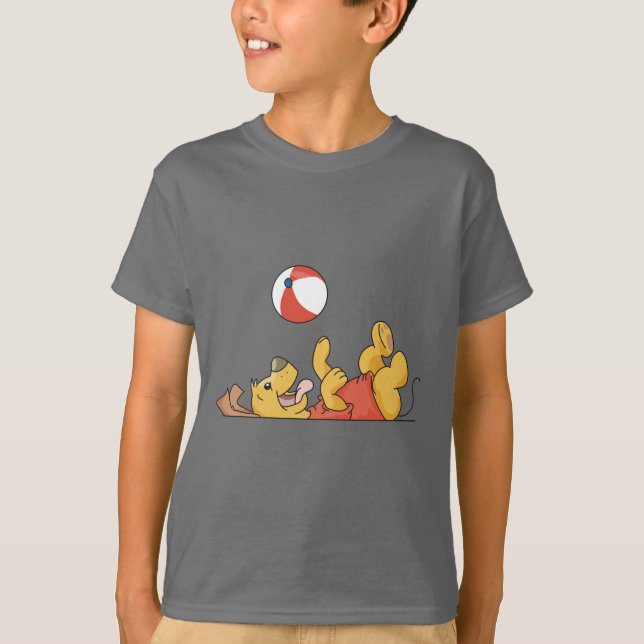 Dog Playing With Ball Tshirts and Gifts (Front)