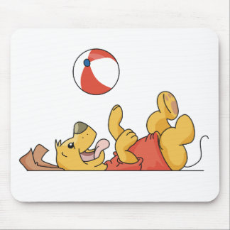 Dog Playing With Ball Tshirts and Gifts Mouse Pad