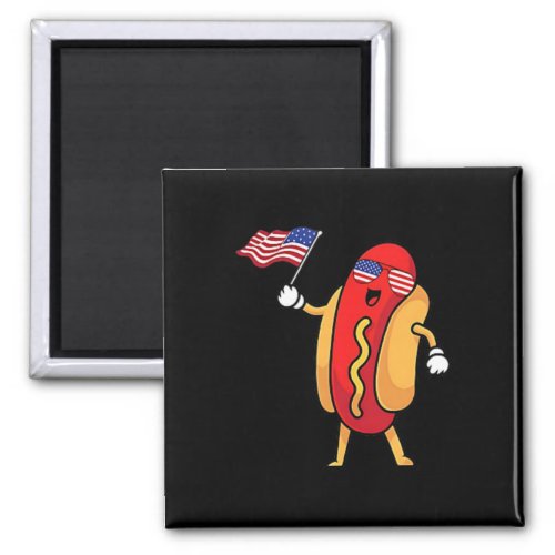 Dog Pocket American Flag Freedom Patriotic 4th Of  Magnet