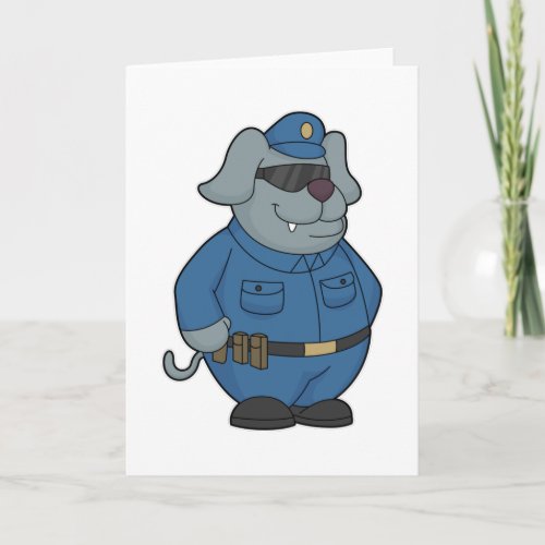 Dog Police officer Police Card