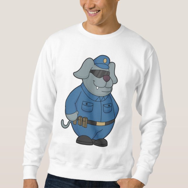 Dog Police officer Police Sweatshirt (Front)