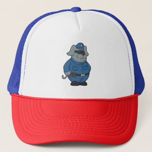 Dog Police officer Police Trucker Hat