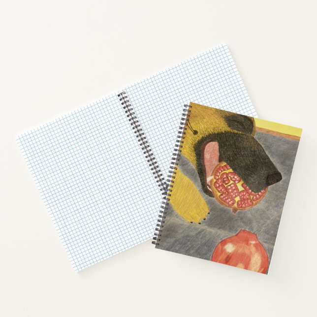 Dog&Pomegranate notebook (Inside)