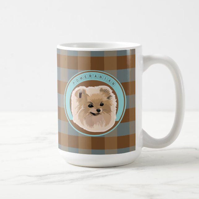 Dog Pomeranian Coffee Mug (Right)