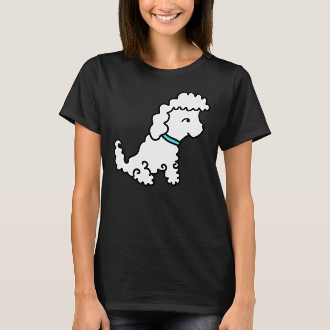 Dog Poodle     T-Shirt (Front)