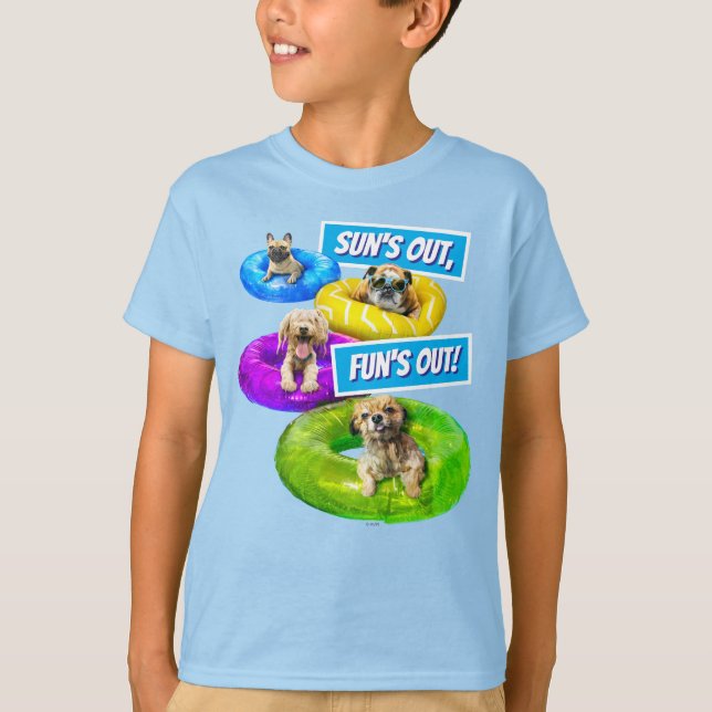 Dog Pool Party T-Shirt (Front)