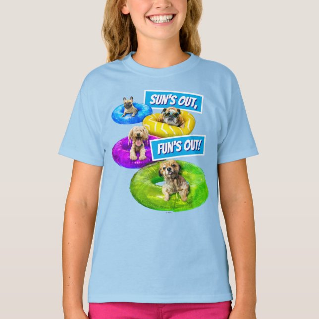 Dog Pool Party T-Shirt (Front)