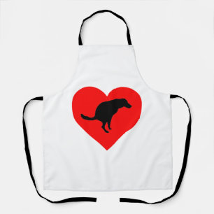 Dog Poop Heart Apron