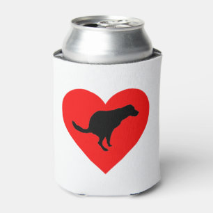 Dog Poop Heart Can Cooler