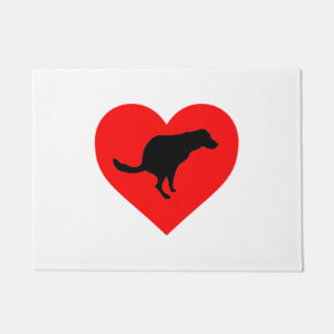 Dog Poop Heart Doormat