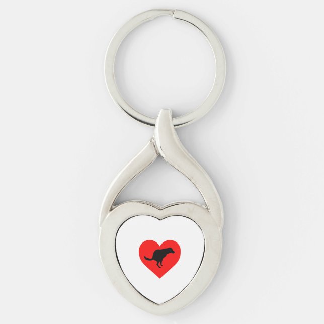 Dog Poop Heart    Keychain (Front)