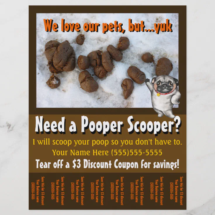 how much dog poop service