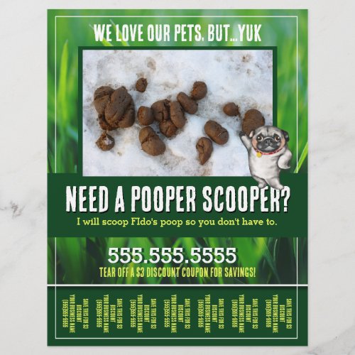 Dog Poop Scooper Yard Clean_up Custom tear sheet