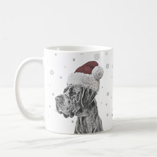 Dog Portrait Christmas Coffee Mug