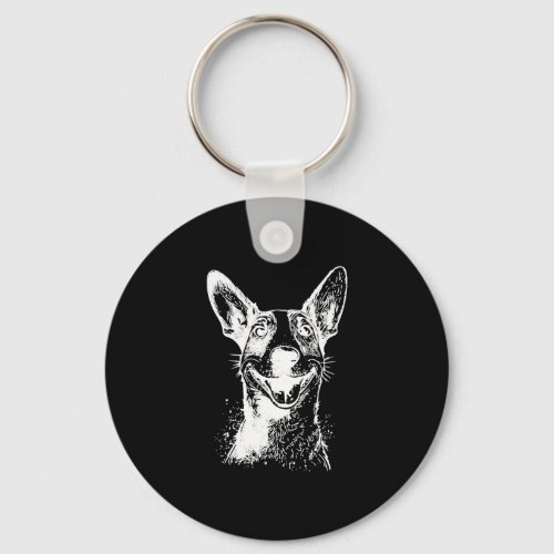 Dog Portrait For Proud Jack Dog Owners Keychain