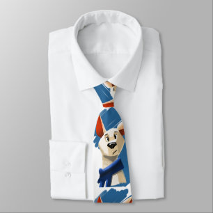 Dog Portrait Neck Tie – Artistic Pet Painting