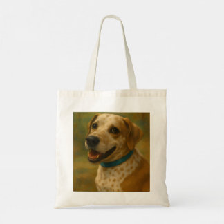 Dog Portrait Tote Bag 
