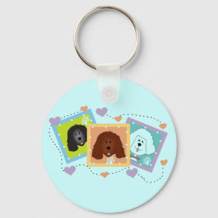 Dog Portraits Tshirts and Gifts Keychain