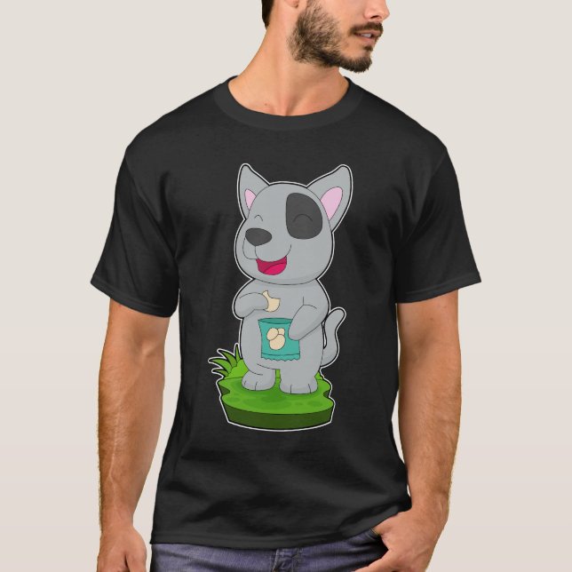 Dog Potato chips T-Shirt (Front)