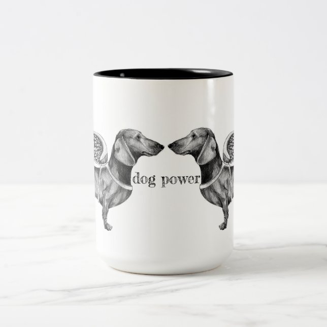 dog power mug (Center)