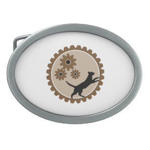 dog powered cage with wheels belt buckle