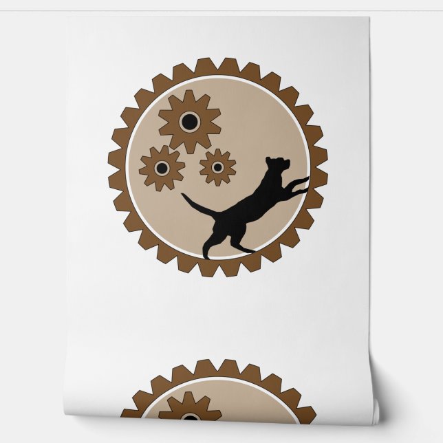 dog powered cage with wheels   wallpaper  (Unrolling)