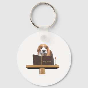 Dog Preacher Keychain